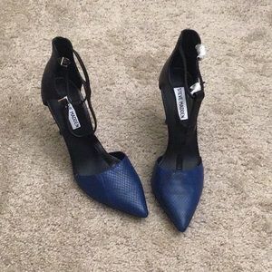 Blue Steve Madden Heels NWOT